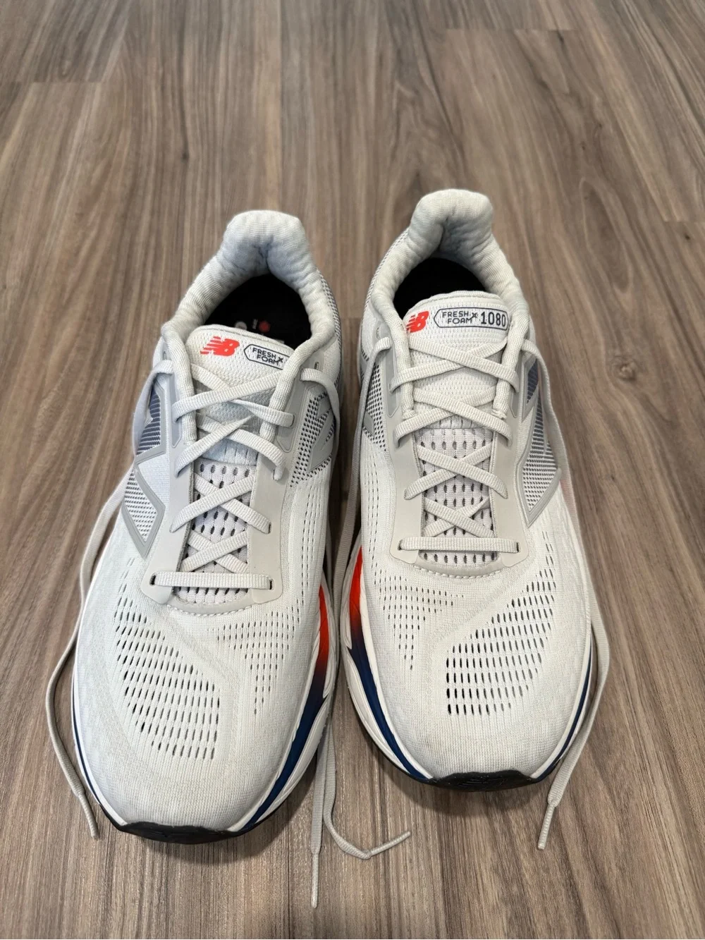 New Balance Men's Fresh Foam X 1080 v14 Gray/White - Size 11